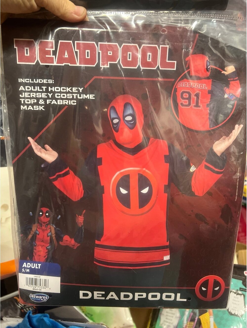 Adult Deadpool costume size small/ medium